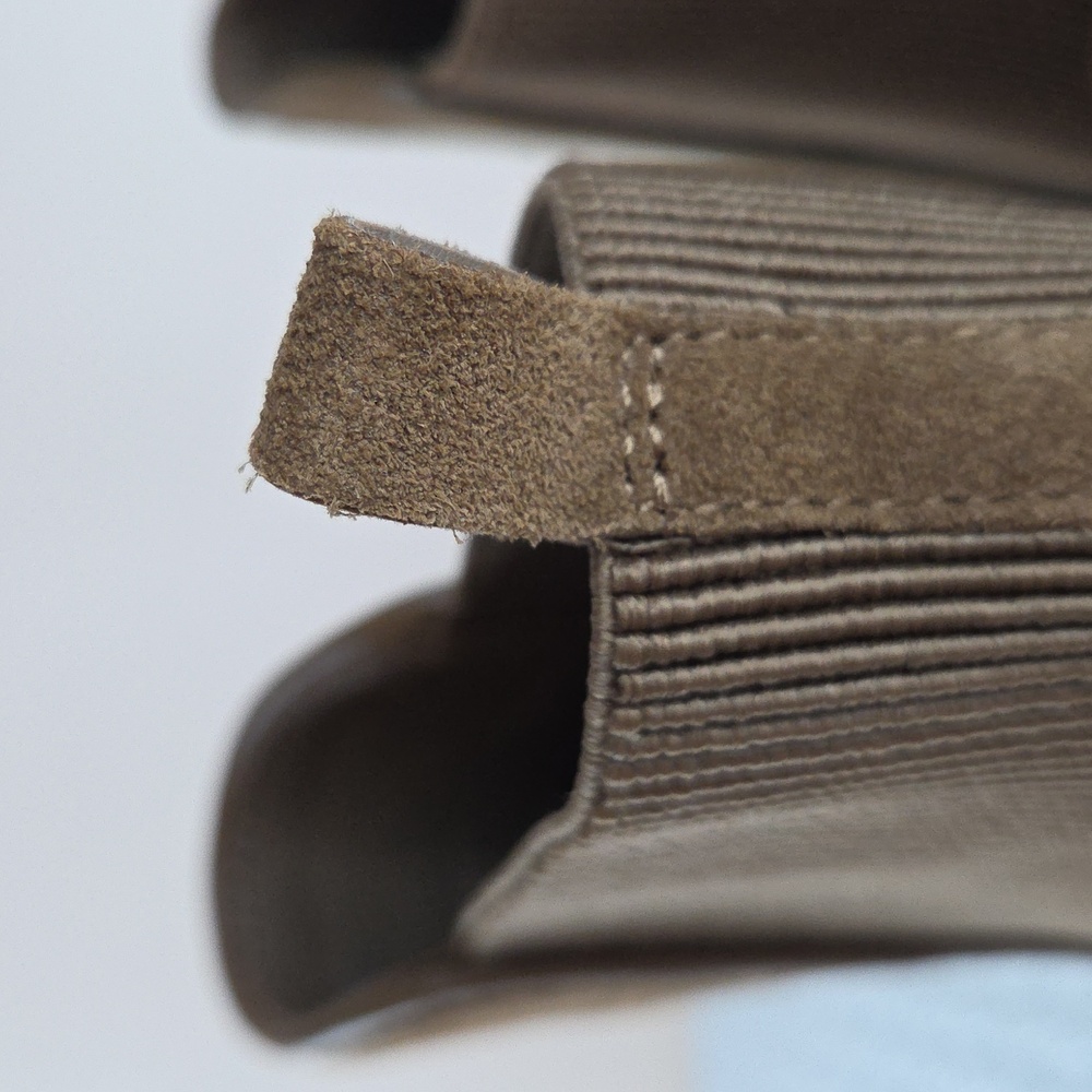 Gianni Bini Raanta Elegant Tan Suede Ankle Boots 11M Platform Lug Suede - Picture 16 of 16